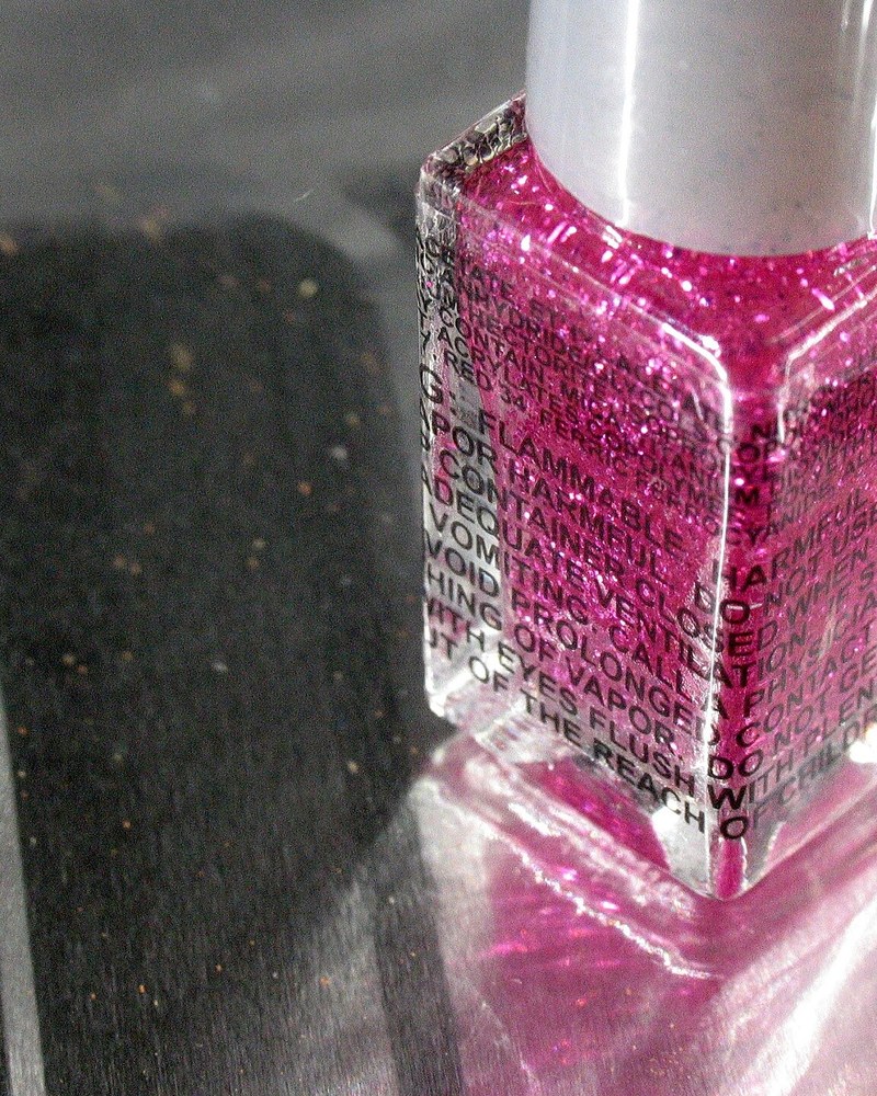Velvet Spice Pink Glitter Polish