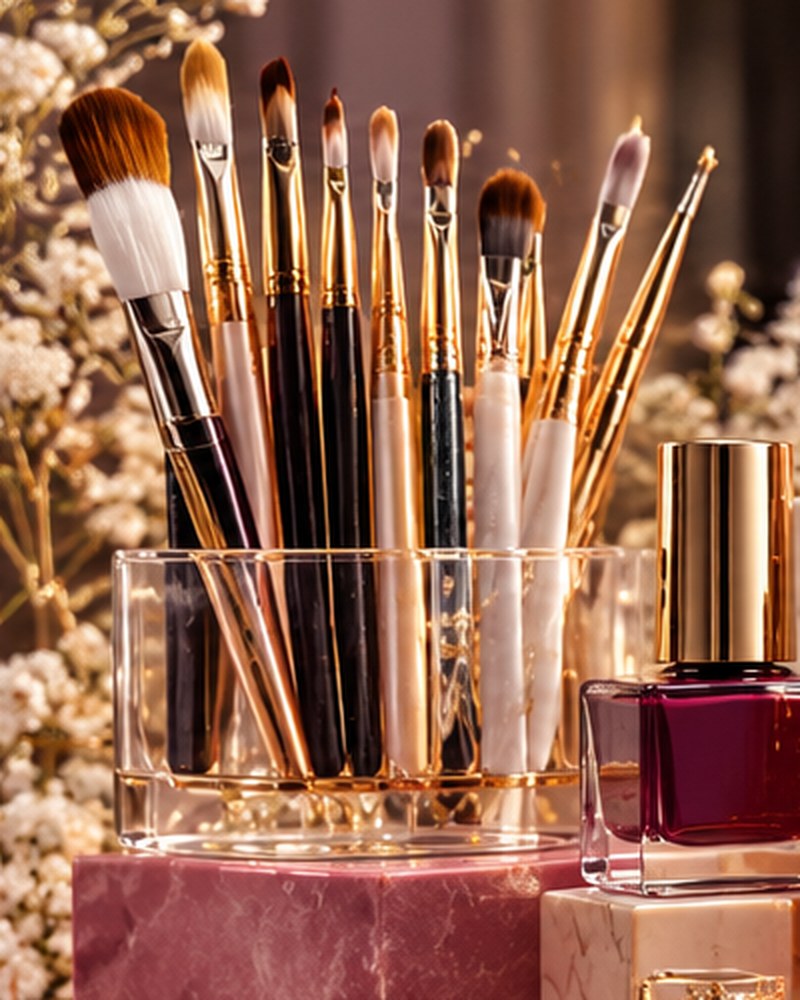 Nail Art Brush Set - 10 Piece